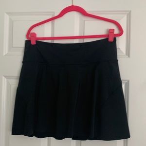 Athleta Black Ace Tennis Skort 15.5” Skirt